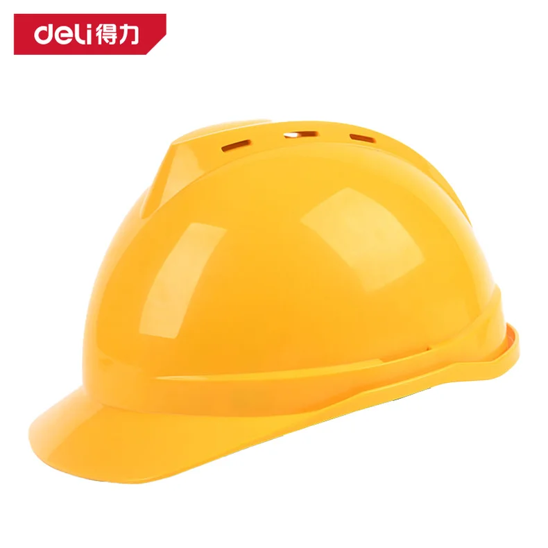 得力/deli ABS安全帽51-62cm(黄)(个) DL525041