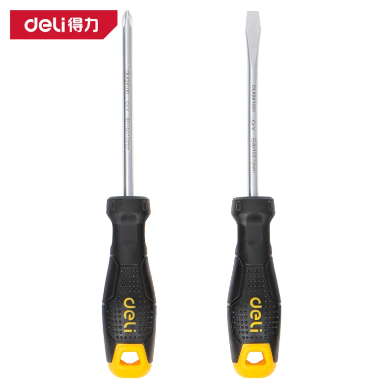 得力/deli 塑柄螺丝组套2件套(黄)(套) DL620102