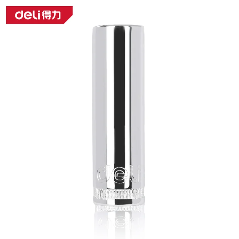 得力/deli 6.3mm系列六角长套筒10mm(银)(支) DQ2430