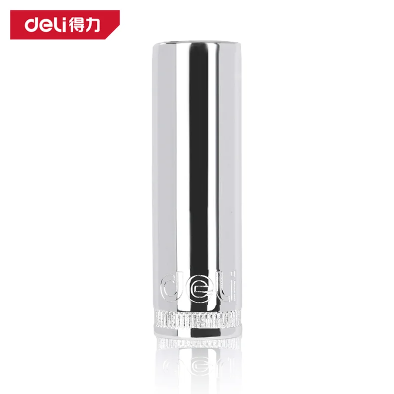 得力/deli 6.3mm系列六角长套筒11mm(银)(支) DQ2431