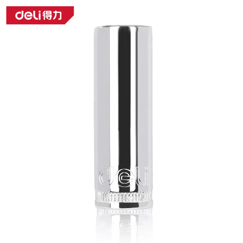 得力/deli 6.3mm系列六角长套筒13mm(银)(支) DQ2433