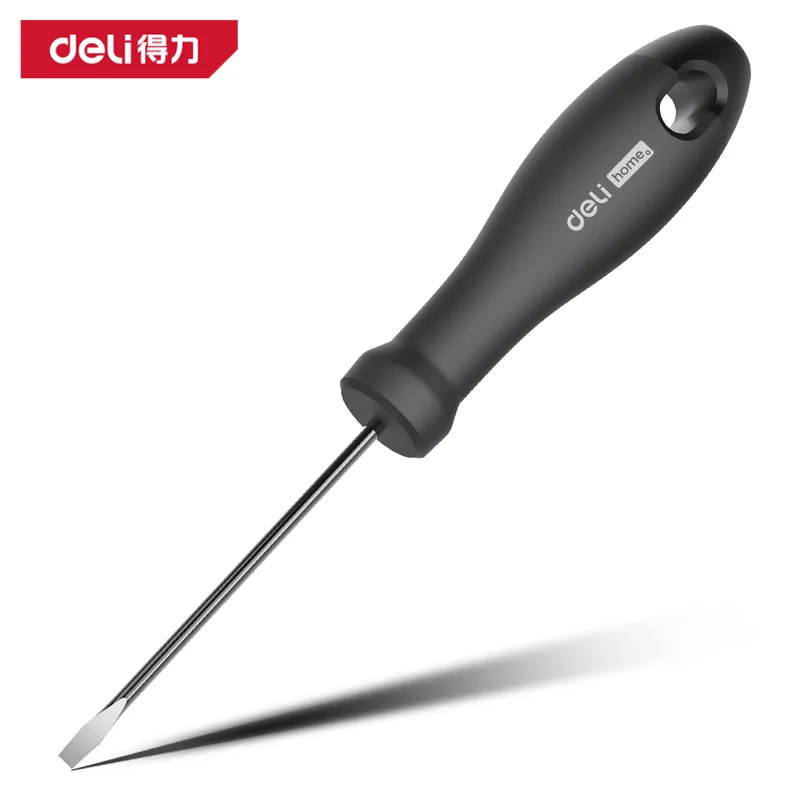 得力/deli home系列一字螺丝批(黑)(把) HT1103