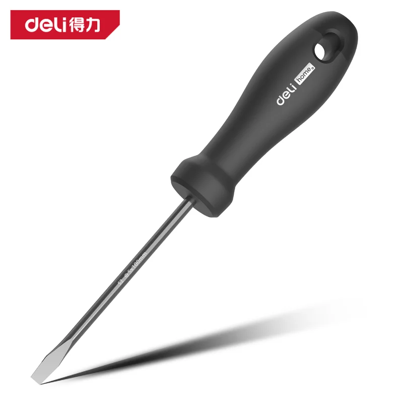 得力/deli home系列一字螺丝批(黑)(把) HT1105