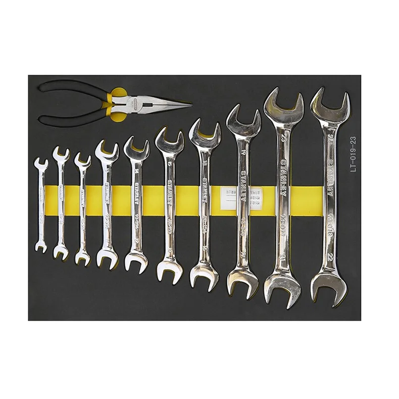 STANLEY/史丹利 11件套双开口扳手工具托 LT-019-23