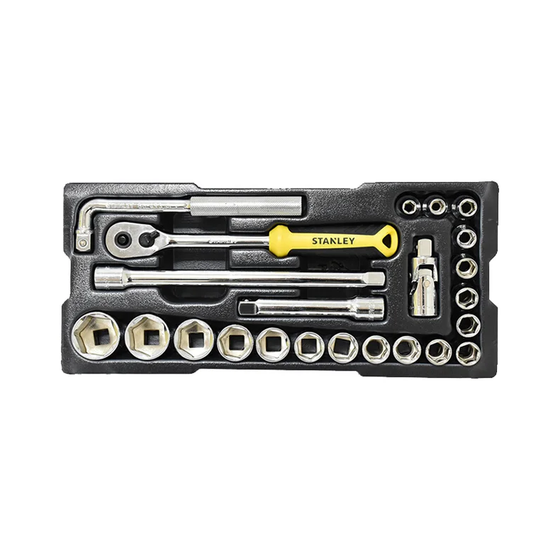 史丹利/stanley 23件12.5MM系列公制套筒托盘组套 STMT74173-8-23
