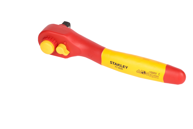 史丹利/stanley 1/2″双色绝缘棘轮扳手250mm STMT77828-23B
