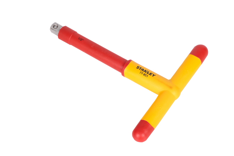史丹利/stanley 1/2″注塑型双色绝缘T型扳手200mm STMT77851-23B
