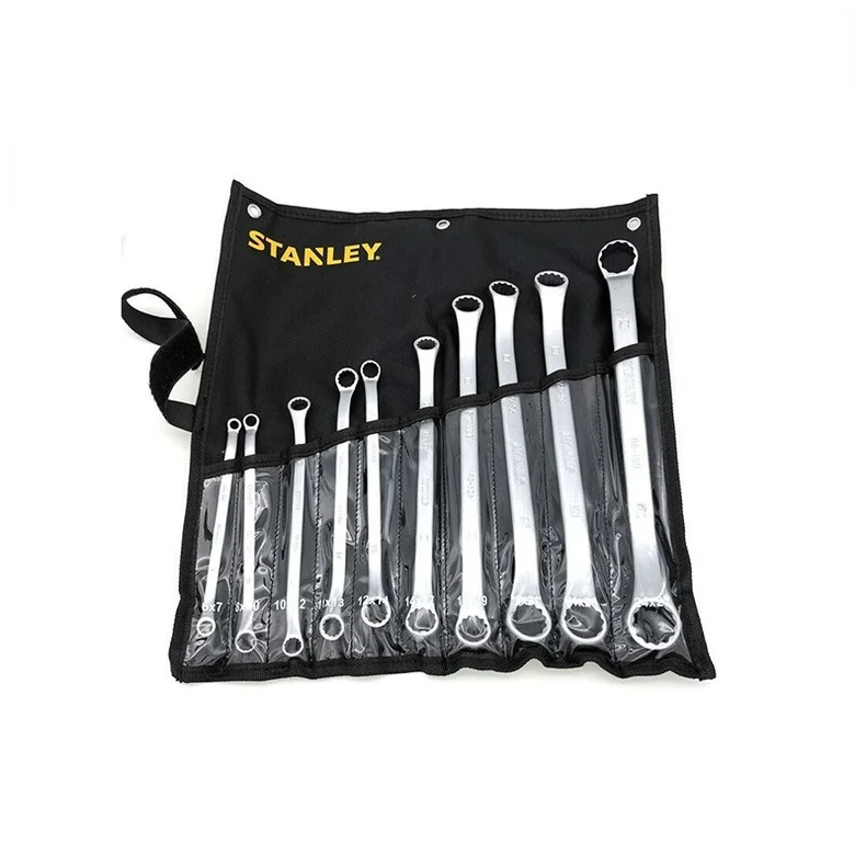 STANLEY/史丹利 10件套公制雾面双梅花扳手 STMT87022-23