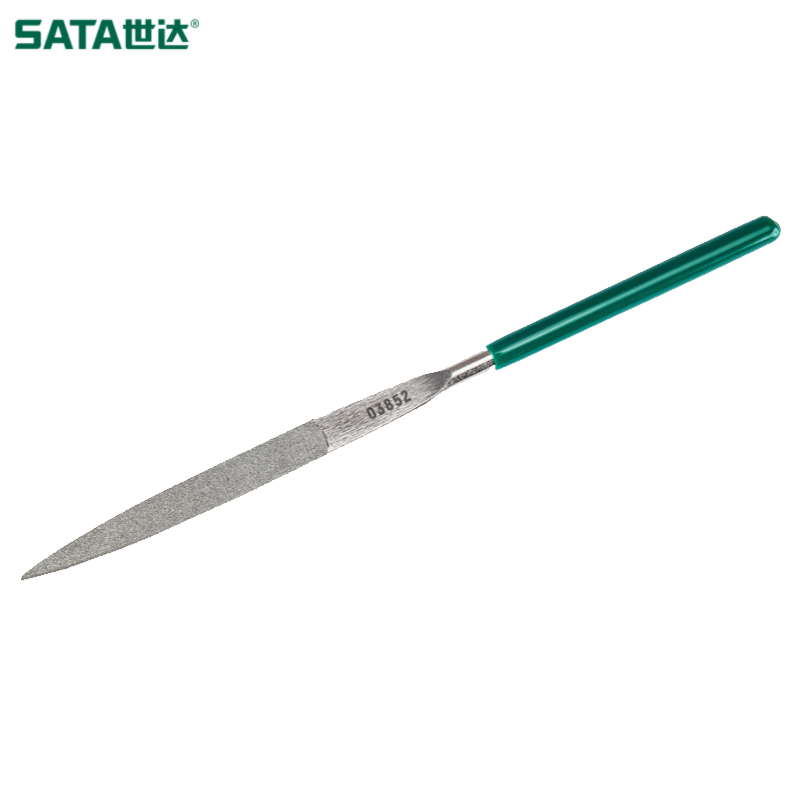 SATA/世达 金刚石尖头半圆锉5x180MM 03852