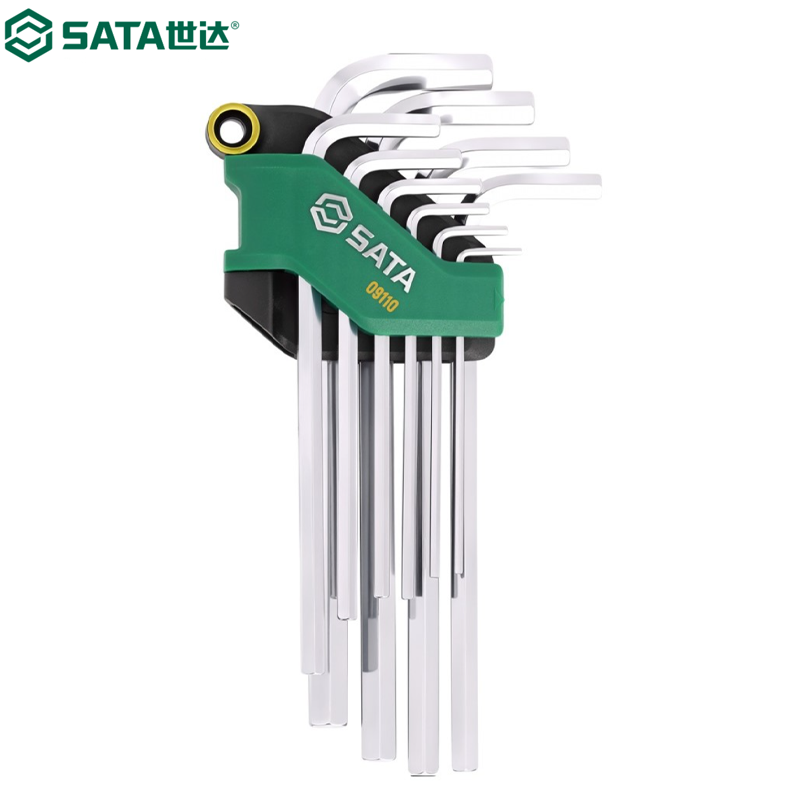 SATA/世达 10件加长内六角扳手组套 09110
