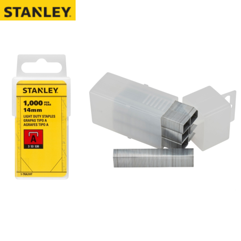 STANLEY/史丹利 14MM/9/16" 门型钉(1000) 1-TRA209T