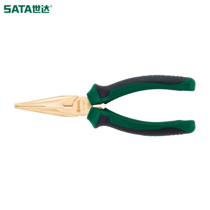 SATA/世达 铍青铜防爆尖嘴钳8" 31155