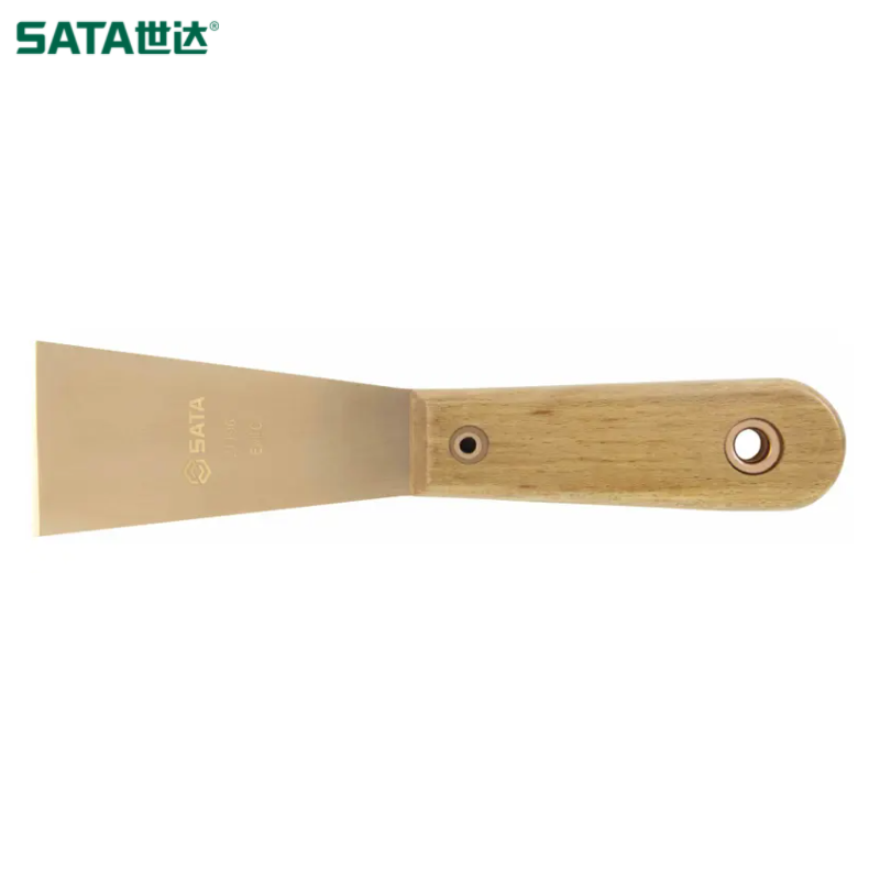 SATA/世达 铍青铜防爆木柄刮刀50x200MM 31196