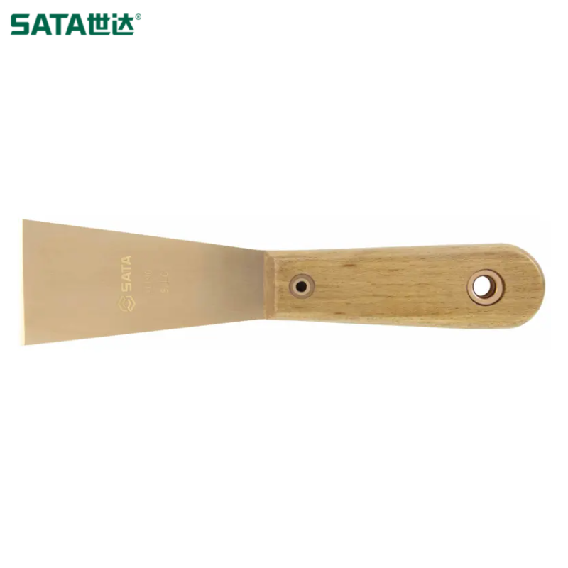 SATA/世达 铍青铜防爆木柄刮刀65x200MM 31197