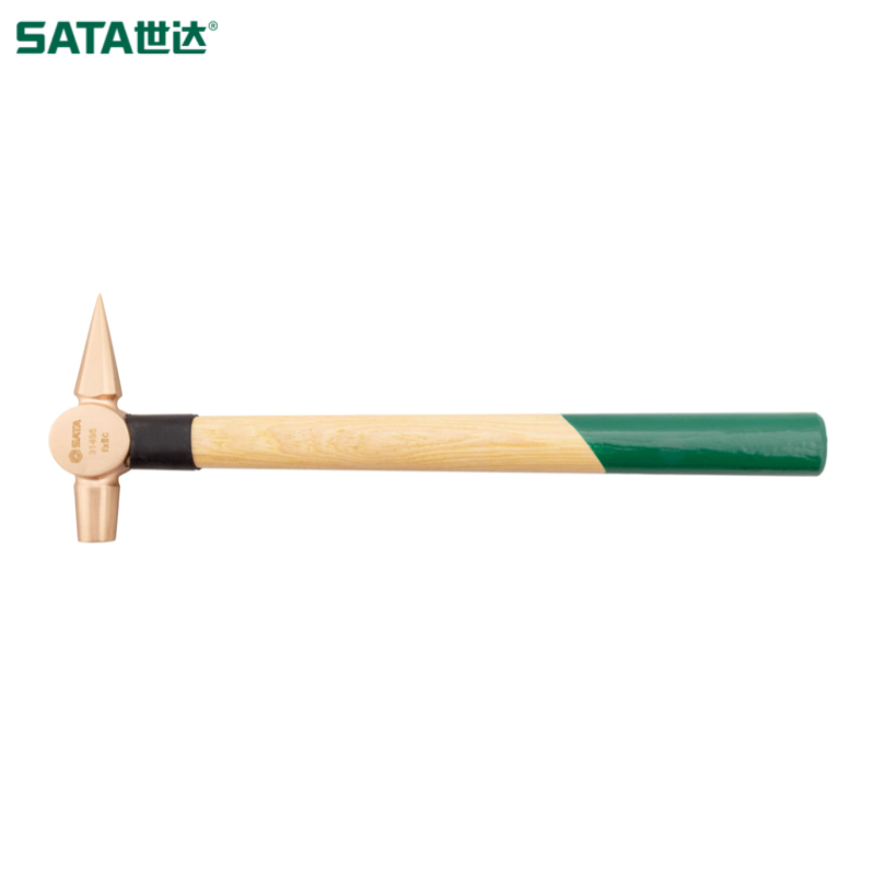 SATA/世达 铍青铜防爆木柄检验锤200克 31495