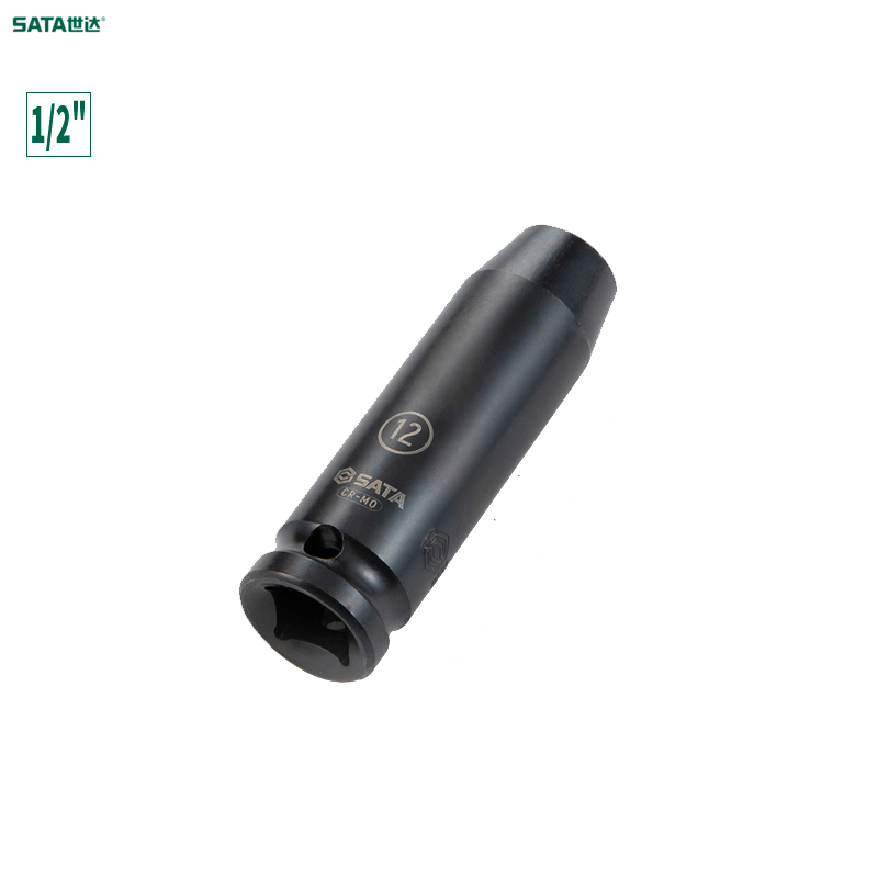 SATA/世达 1/2"系列六角风动长套筒14MM 34407