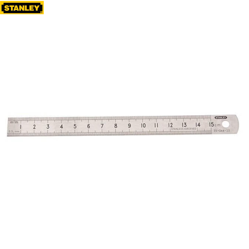 STANLEY/史丹利 不锈钢直尺150mm 35-344-23