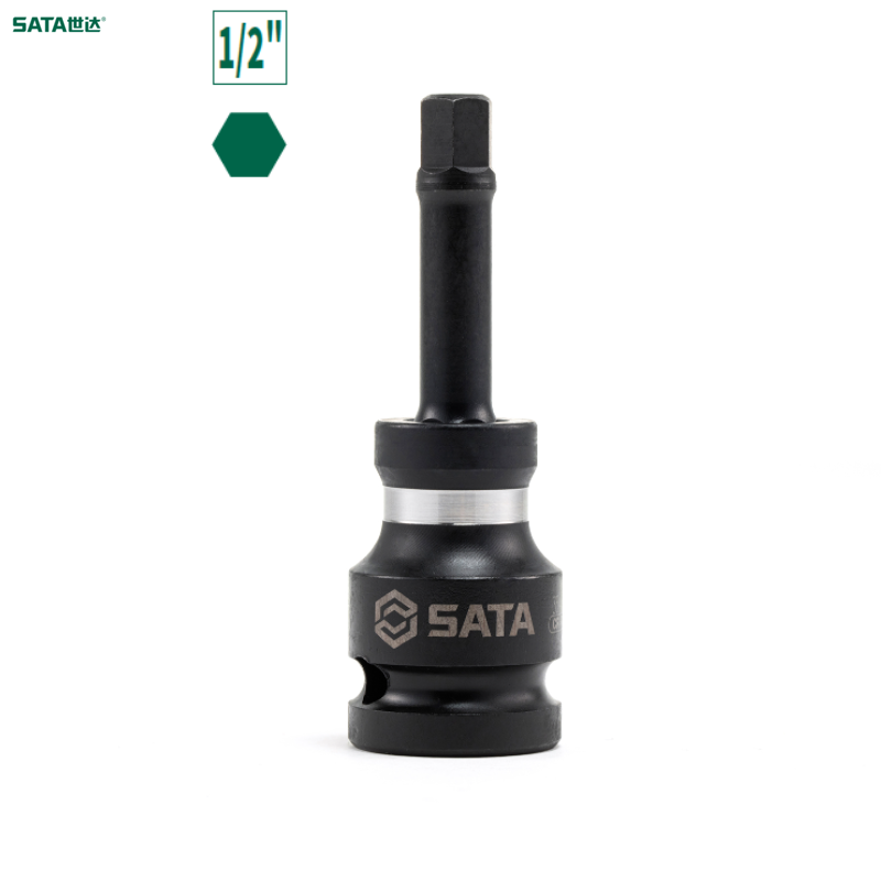 SATA/世达 1/2"系列风动六角旋具套筒12MM 35412