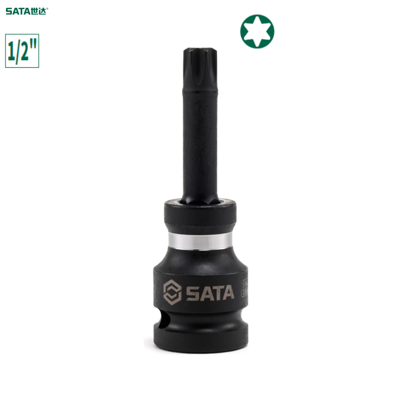 SATA/世达 1/2"系列风动花形旋具套筒T45 35428