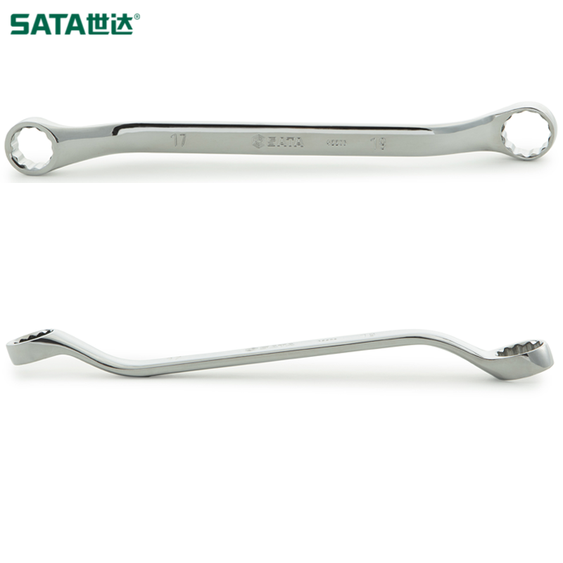 SATA/世达 全抛光双梅花扳手11x13MM 42203