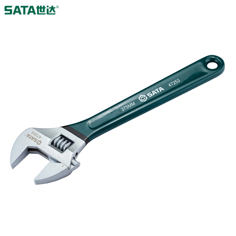 SATA/世达 沾塑欧式活动扳手15" 47253