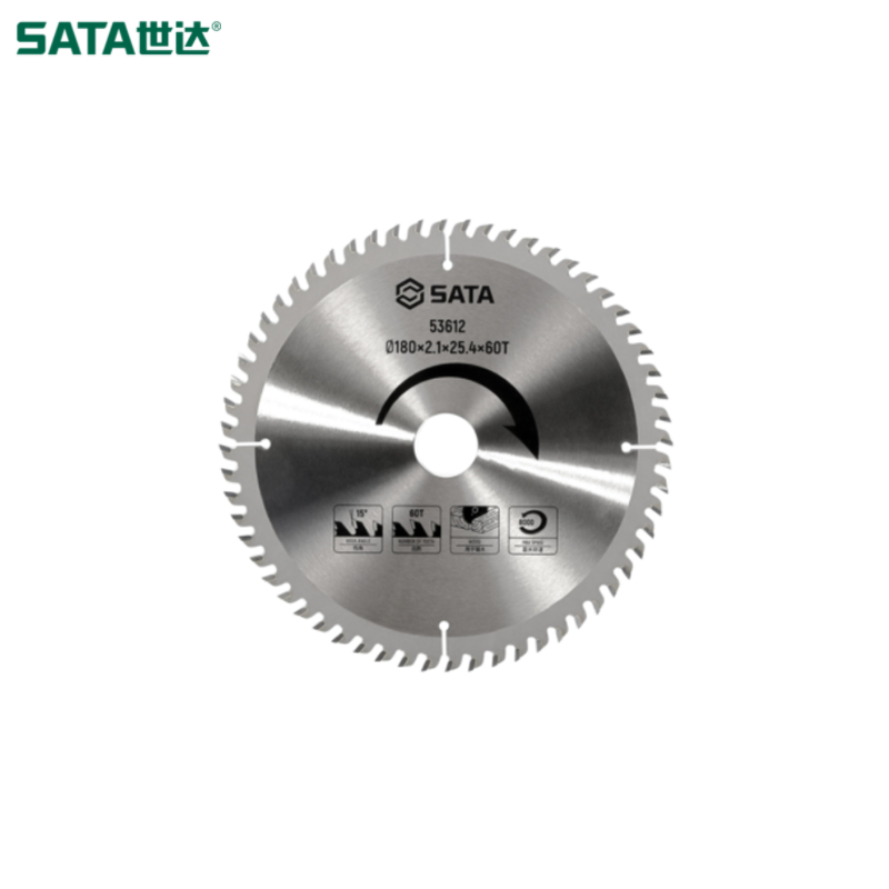 SATA/世达 圆锯片Ø180×2.1×25.4×60T 53612