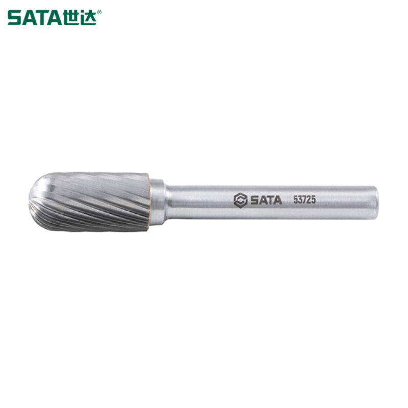 SATA/世达 圆柱形球头单齿硬质合金旋转锉C1020M06 53725