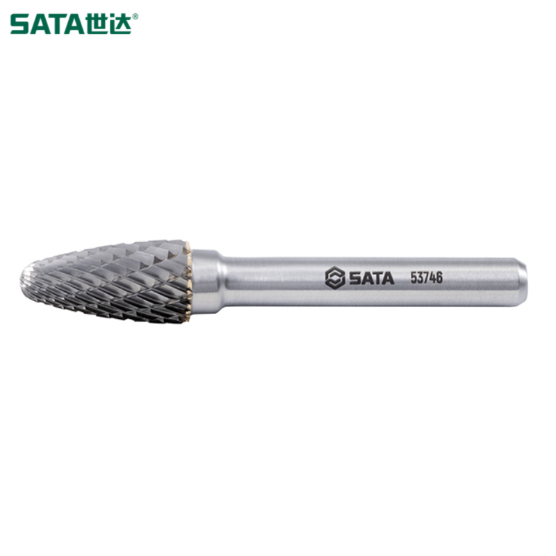 SATA/世达 弧形圆头双齿硬质合金旋转锉F1020X06 53746