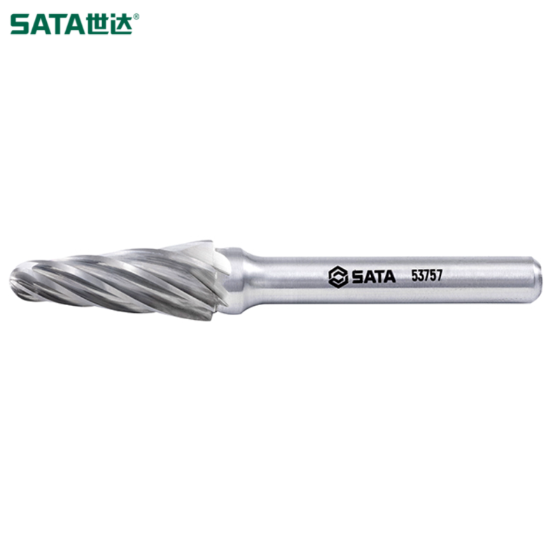 SATA/世达 锥形圆头粗齿硬质合金旋转锉L1025C06 53757