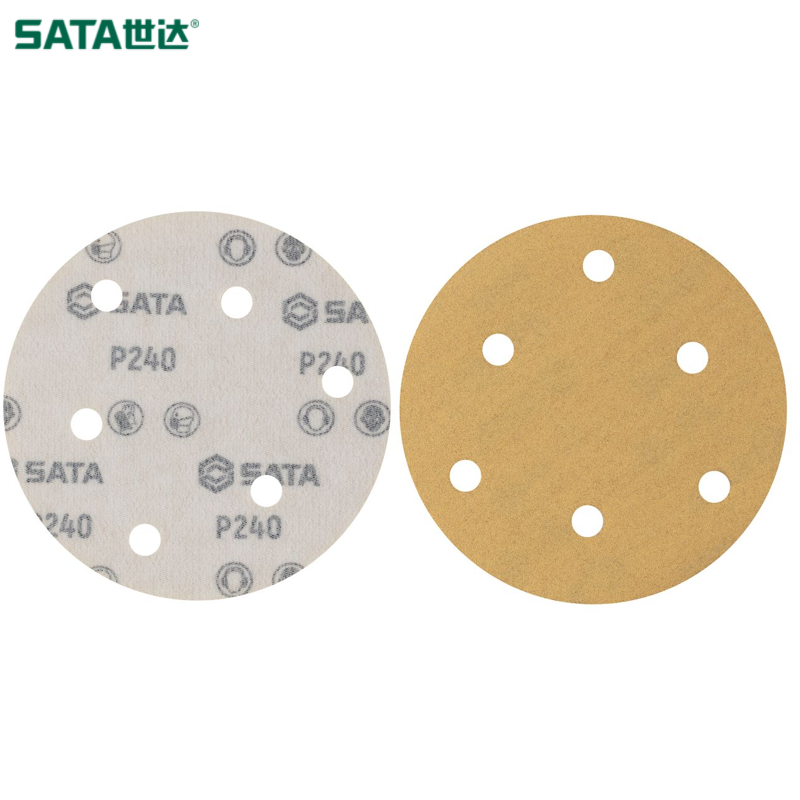 世达/sata 6孔背绒砂碟Ø125xP120 55624