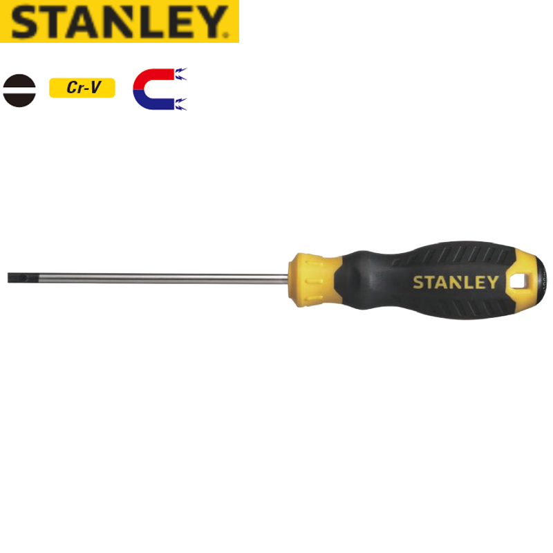 STANLEY/史丹利 B系列胶柄平行一字螺丝批5x200mm 60-836-23