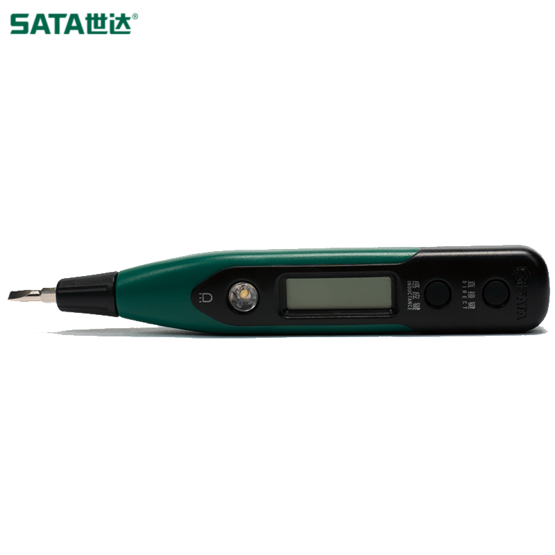 世达/sata 多功能可换头数显测电笔 62603