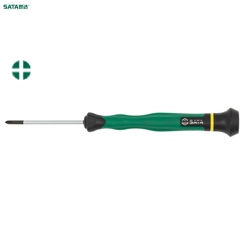 SATA/世达 十字微型螺丝批#00x75MM 62908