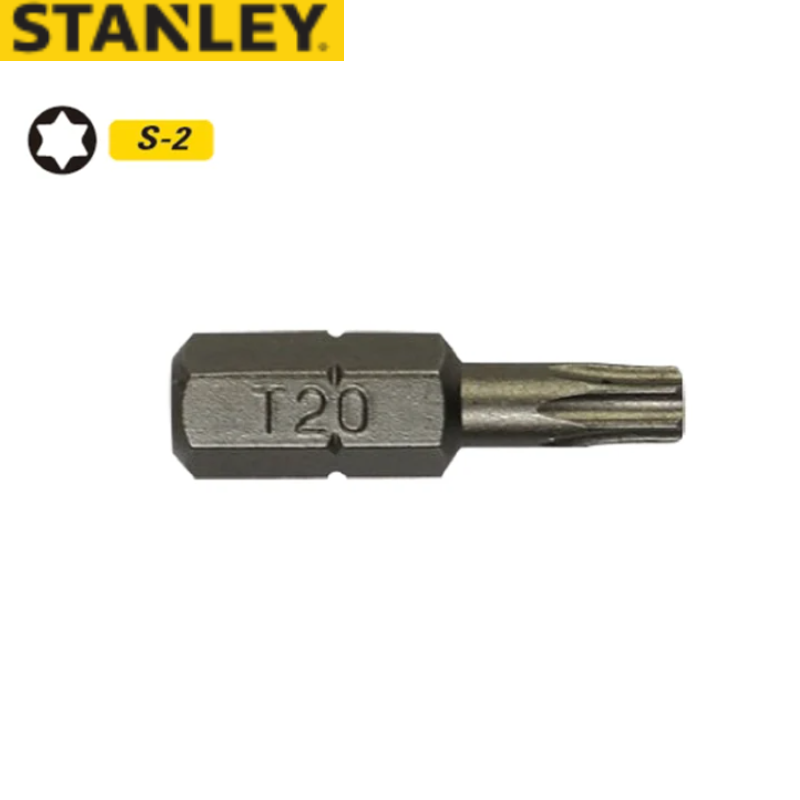 STANLEY/史丹利 6.3MM系列花形旋具头T15x25mm(x10) 63-045T-23