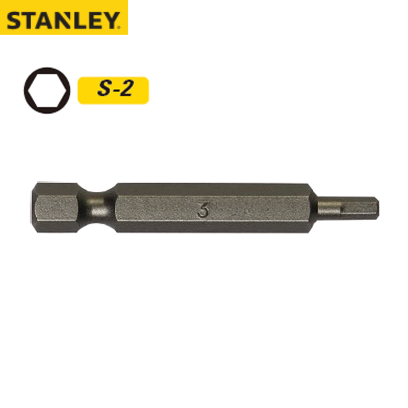 STANLEY/史丹利 6.3MM系列6角旋具头H2x50mm(x10) 63-091T-23