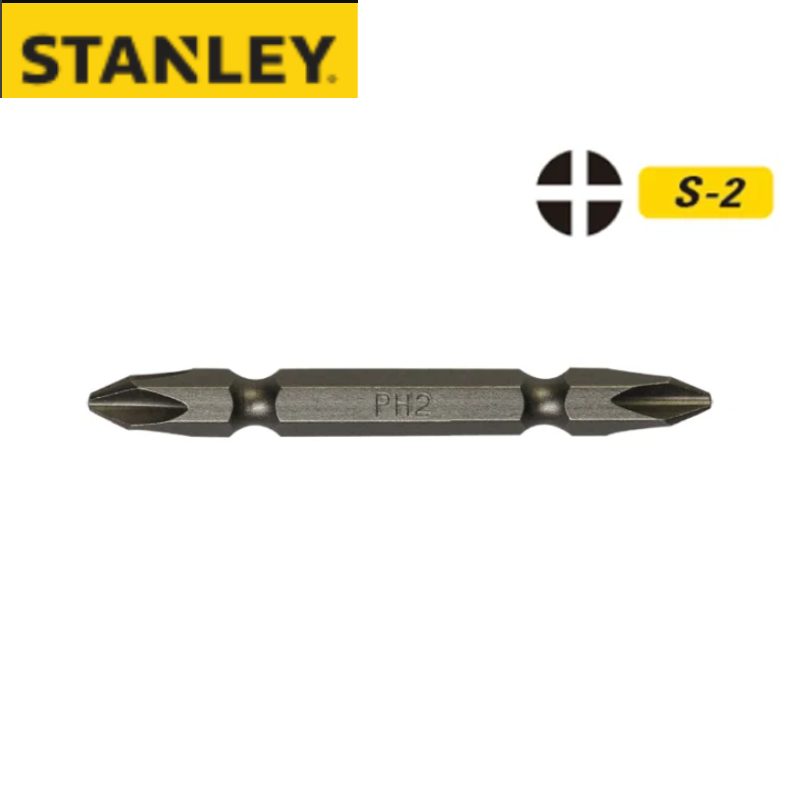 STANLEY/史丹利 6.3MM系列双头旋具头PH2-PH2x65mm(x10) 63-102T-23