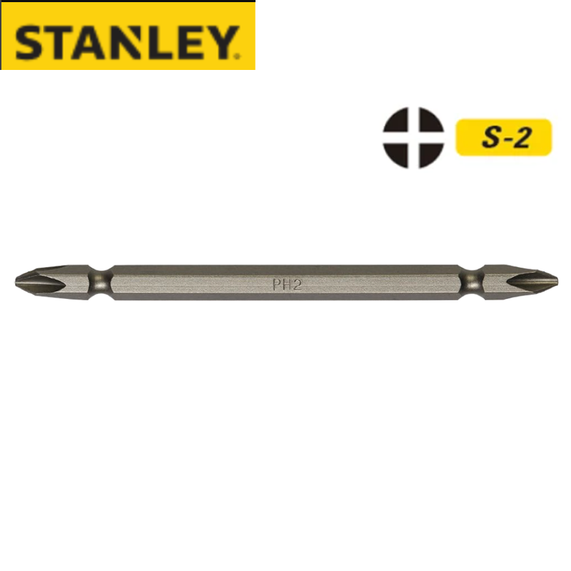 STANLEY/史丹利 6.3MM系列双头旋具头PH1-PH1x110mm(x5) 63-111F-23