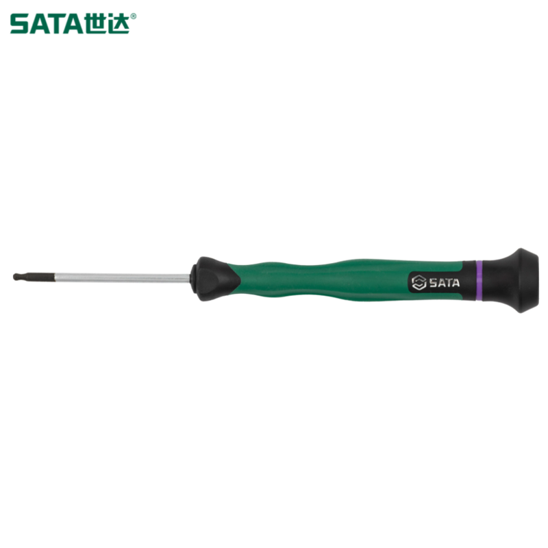 SATA/世达 球头六角微型螺丝批1.3x50MM 63201