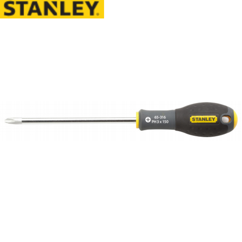 STANLEY/史丹利 三色柄十字螺丝批PH3x150mm 65-316-14