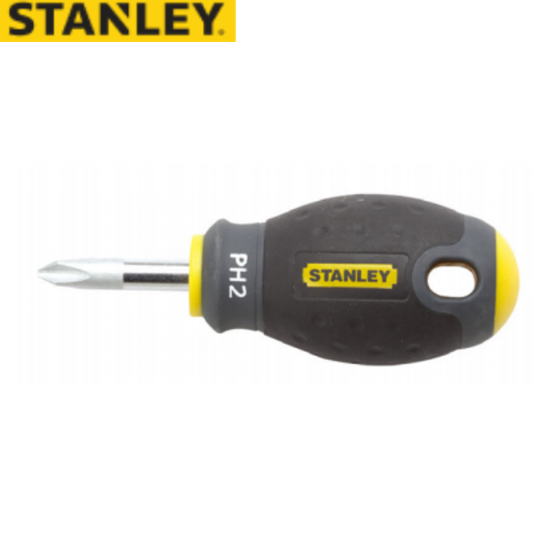STANLEY/史丹利 三色柄十字螺丝批PH2x30mm 65-407-14