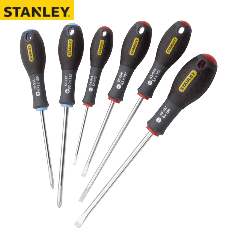 STANLEY/史丹利 6件套三色柄螺丝批 65-428-14