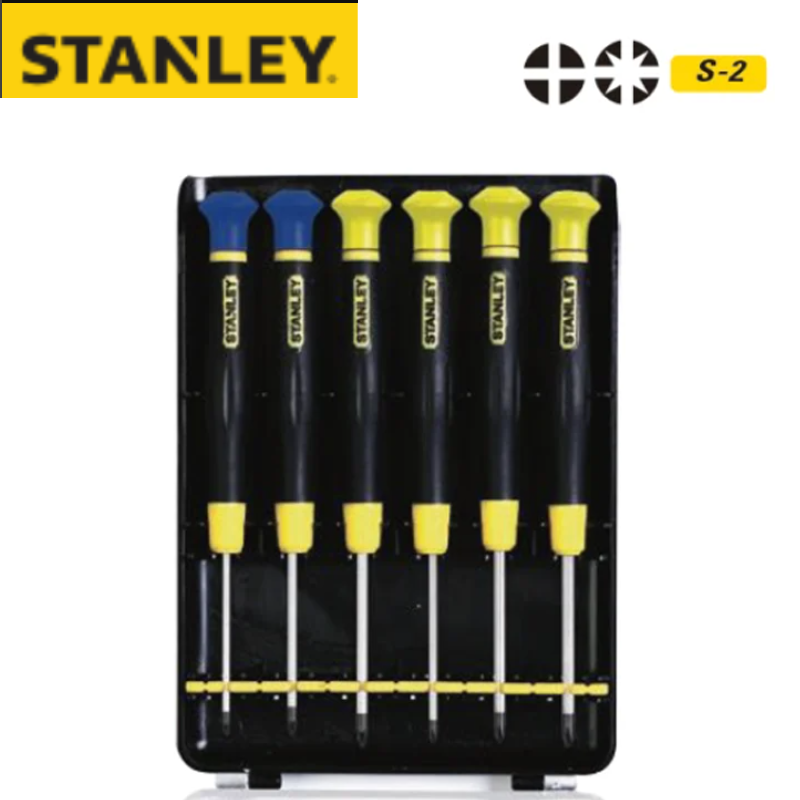 STANLEY/史丹利 6件套十字、米字微型螺丝批组套 66-395-23