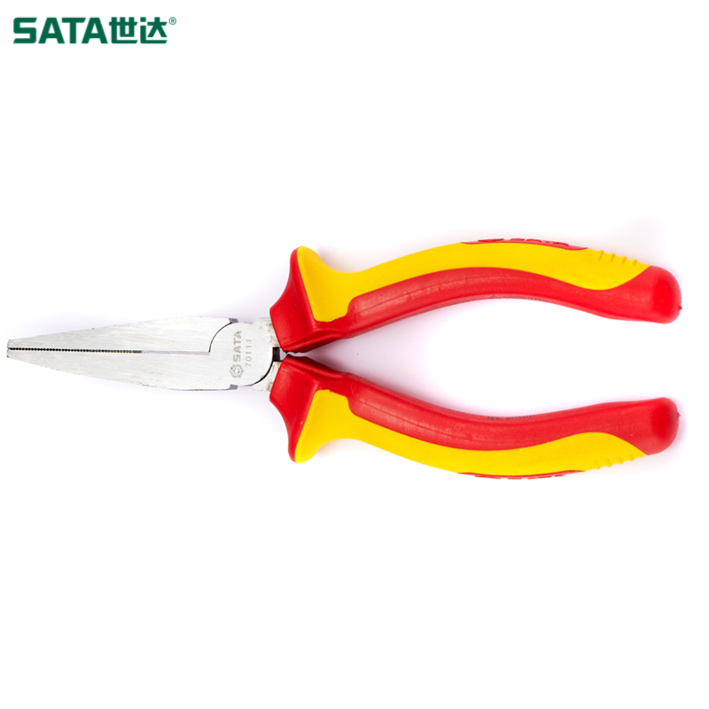 SATA/世达 绝缘耐压扁嘴钳6" 70111