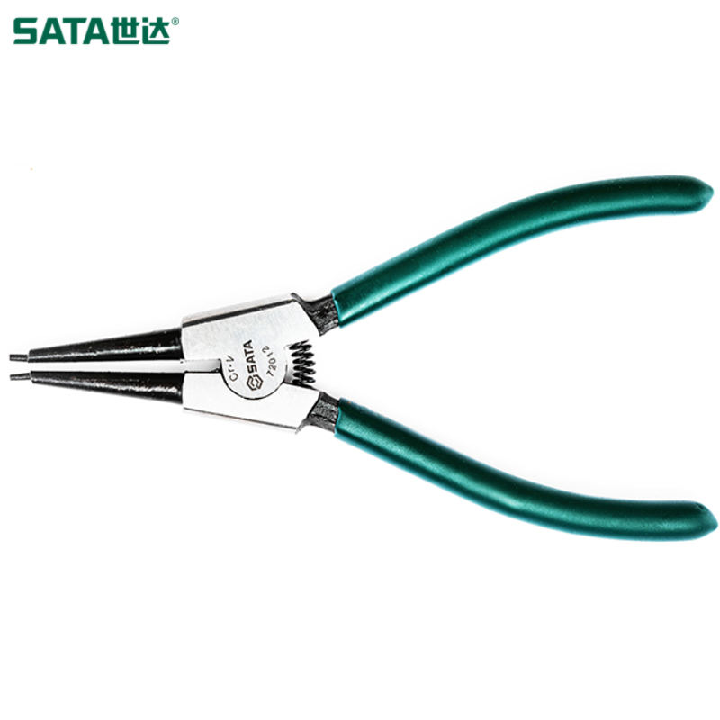 SATA/世达 德式轴用直口卡簧钳5" 72011