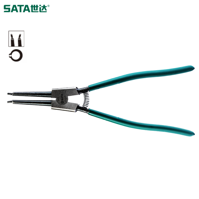 SATA/世达 德式轴用直口卡簧钳13" 72014