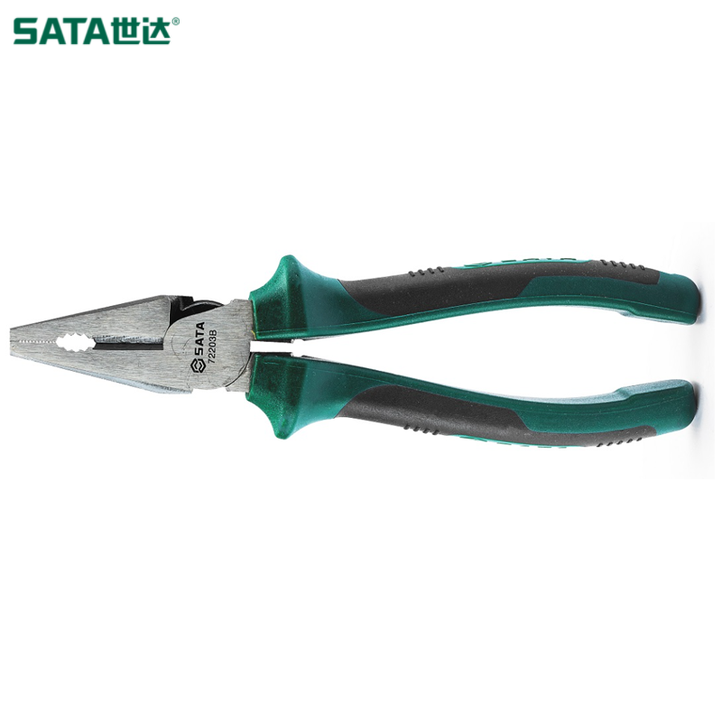 世达/sata 省力型钢丝钳8" 72203B