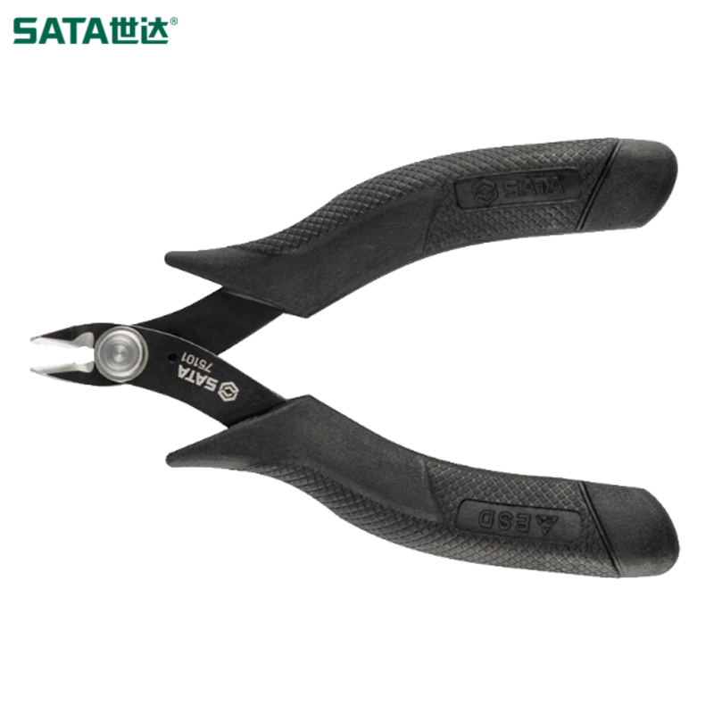 世达/sata 防静电手柄斜口钳5" 75101