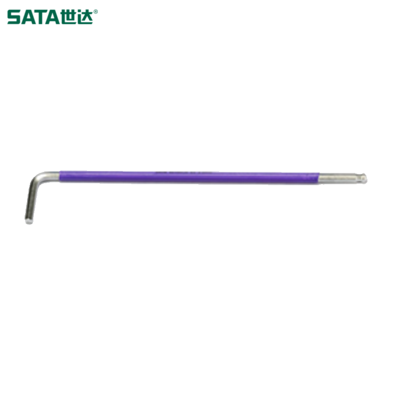 SATA/世达 彩虹系列特长球头内六角扳手2.5MM 80106CH