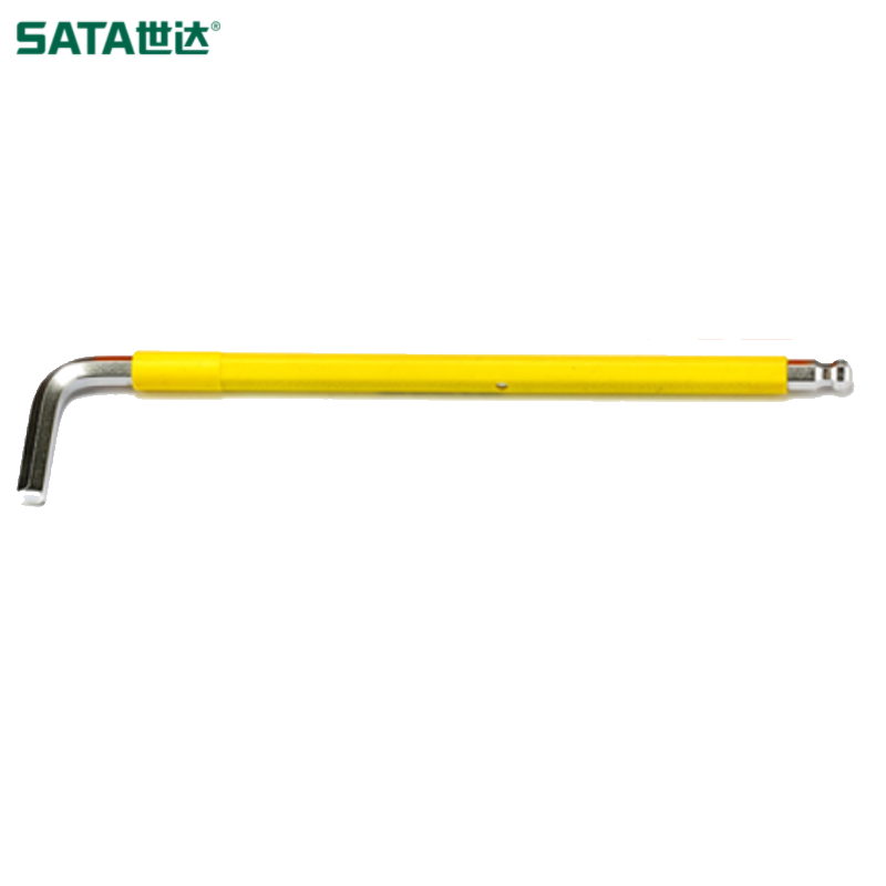 SATA/世达 彩虹系列特长球头内六角扳手6MM 80112CH