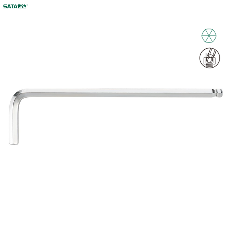 SATA/世达 加长球头内六角扳手1.5MM 81104